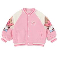 Disney Minnie Mouse Girls' Contrast Baseball Jacket 100/52