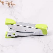 MAX Meikesi HD-10K Mini Low-Effort Stapler Set (Stapler + Staples), with Staple Remover, Student Office Stapler for 2-20 Pages, Gree