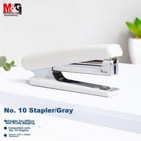 Stationery No.10 Stapler, Durable Metal Stapler with Built-In Staple Remover at The End (Compatible with No.10 Staples), Gray Single Pack