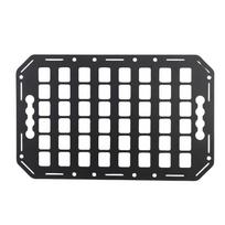 Truck Bed Molle Panel 432x273x2mm Aluminum Side Bed L Track Molle Panel for Sedan SUV Pickup Van RV L Track Molle Panel