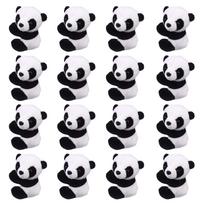 16 Pcs Finger Panda Plush 4 Inch Panda Clips Curtain Holder Stand Note Memo Clips Photo Holder Cute Panda Toy Doll Finger Kids T armijos žalia spalva