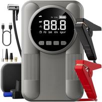 Car Jump Starter Air Pump 6000A Peak Jump Starter Battery Power Bank with 150PSl Tire Inflator 12V Car Battery Booster 74Wh