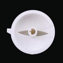 2Pcs Universal White Microwave Oven Plastic Spool Rotary Knob Hole D-Shaped Timer Control Switch Handle Long Handle Spare Parts onesize