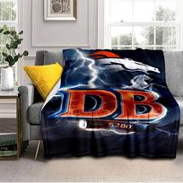 Denver Broncos  Blanket Outdoor Flannel Blanket for Camping, Hiking, Garden Parties, Picnic Essentials,gift for family and friends 75x90cm