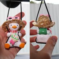 Cute Swing Car Hanging Ornament for Interior Rearview Mirror One Size