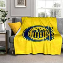 Rosario Central Crest Portable Blanket/Soft Blanket Bedding Blanket Suitable for Travel Camping Living Rooms Offices Sofas Fan Gifts 75x90cm