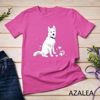 cute white Siberian Husky - sweet white Snow dog T-Shirt Unisex T-shirt 6 3XL