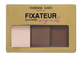 Vivienne sabo fixateur superb eyebrow palette no.02 dark brown (4 g)