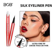 BOB silk eyeliner pen does not fade, does not smudge, quick-drying beginner waterproof eyeliner beauty 0.5ml