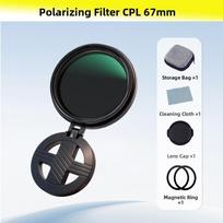 Magnetic Magnetic ND Filter Adjustable ND2-400 Camera Lens Clip  For Video 52mm-A