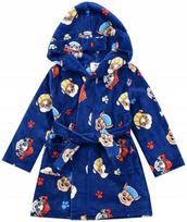 Psi paw patrol šiltas minkštas berniukiškas chalatas tamsiai mėlynas 122/128 d029a blue