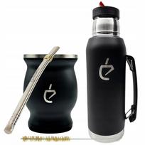 Totalny zestaw do yerba mate od un mate: termos, bombilla, matero, czyścik