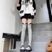 Women'S Autumn And Winter Panda Knee Length Socks Cartoon Cat Socks Lower Leg Socks Slim Female Socks Sweet Stockings One size