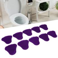 10 PCS Silicone Urinal Screen Deodorizers Anti Splash Urinal Screens  Home Office School violetinė