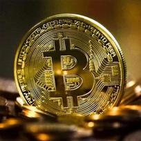 1 vnt. paauksuota Bitcoin moneta, kolekcinis meno kūrinys, dovana, fizinė atminimo, Casascius Bit BTC metalinė, antikvarinė imitacija auksas
