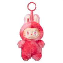 Naujas Labbubu V3 The Monsters Big Into Energy Series Vinilinis Pakabukas Dėžutė Kawaii Figūrėlė Veidas Miela Veiksmo Lėlė Raktų Pakabukas Dekoracija Dovana raudona
