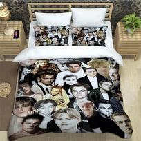 Titanic Leonardo DiCaprio Printed Bedding Sets Exquisite Bed Supplies Set Duvet Cover Bed Comforter Set Bedding Birthday Gift EU single(135x200cm)