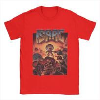 Funny The Binding Of Isaac 90s T-Shirt Men Round Neck 100% Cotton T Shirts Short Sleeve Tee Shirt Summer Clothes S