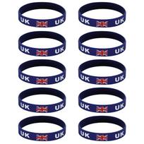 Set Of 10 Piece Vibrant Silicone Wristbands With 2026 Sports Event Country Flags Ideal For Gifts And Parties