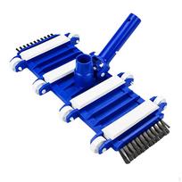 Swimming Pools Vacuum Head with Brush SPA Pond Suction Cleaning Easy to Install Removes Debris