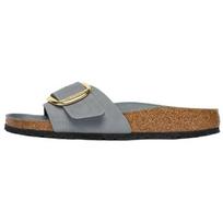 Birkenstock Madrid Big Buckle Simple Comfortable Anti-Rubbing Slide Sandals Women sandals Blue Gray 1032090 36