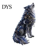 Step By Bead Guide Animal Craft Kit, Cute Designs with Stars And Moon, DIY Handmade Animals Beaded Moon Star Kit for Beginners, Adults Home Decor Gift B gray