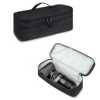 Double-layer Travel Storage Bag Hair Dryer Carrying Case Portable Scratch Resistant Organizer Bag for Hair Curler Tools 1 juoda