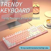 EWEADN GX30Z Wired Silent Membrane Keyboard & Mouse Set