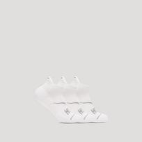 [hoka] Hoka Unisex No-Show Run Socks 3 Pack 1122930-WHTWH XL