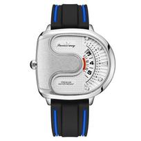 Decoration Fashion Personality Simple Watch Alloy Fashion Quartz Watch Silicone sidabras