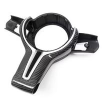 Steering Wheel Trim True carbon fiber frame For BMW M Series F80 F82 F10 F06 F12 F13 F15 F16 M-sport F20 F22 F30 F31 F32 F33 F36 1-M logo