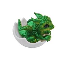 3D Mini Naujagimis Drakonas Kiaušinyje Menas Drakono Statulėlė Mažas Drakono Išsirpinimo Miniatiūrinis Drakono Naujagimis Kiaušinyje Darbalaukio A1