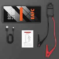 Jump Starter 4 in 1 Air Compressor Power Bank Portable Battery For 12V Car Emergency Booster Starting Device Tire Inflator Pump Smart clip
