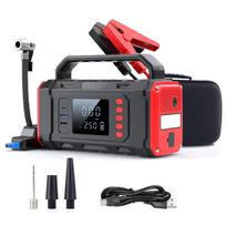 Multifunctional Car Jump Starter 5000A Peak Auto Battery Starter 150PSI Air Compressor Tire Inflator Emergency Portable PowerBan 16000mah