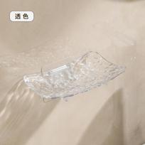 Wall Mounted Clear Storage Rack for Kitchen Spices, Bathroom Toiletries and Small Items One Size