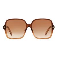 Louis Vuitton Monogram Floral Pattern Design Acetate Square Sunglasses Women sunglasses Brown Z3412E One Size,Brown
