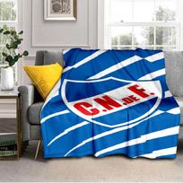 Montevideo Shield Emblem Blanket Outdoor Flannel Blanket for Camping, Hiking, Garden Parties, Picnic Essentials,gift for family and friends 75x90cm