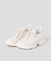[Scholl] Lightweight Outsole Sneakers Beige (Women's) [HH54K2S11A] 35