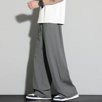 Men Loose Thin Quick Dry Straight Leg Casual Sports Long Pants M pilka