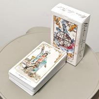 12x7cm Double-embossed Modern Hue Tarot Deck 78 Watercolor Tarot Cards Based on RWS Imagery Aesthetic Divination Card balta
