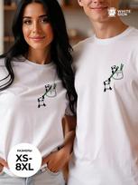 Oversized cotton T-shirt with  Pandas  print 4XL