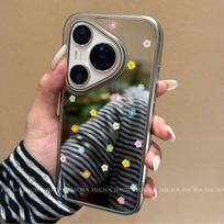 Soft Silicone Phone Case Pura 80 Ultra 70 Pro Floral Full Coverage Protective Cover Stylish Womens Design Huawei Pura 80