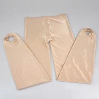 Seksualios moteriškos pėdkelnės su kilpa Blizgios pėdkelnės Striptizo kojinės Lingerie Collant Legging Joga Sportas Šokiai Mada Ootd M(40-65kg) beige
