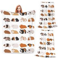 Yes, I Really Do Need All These Guinea Pigs Blanket Soft Flannel Throw Blanket Plush for Bed Living room Picnic Travel Home Sofa Size: 75*100cm, Weight: 230 GSM