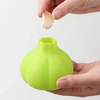 Silicone Garlic Peeler Circular Cylinder Stripper Tube Peeling Useful Easy Kitchen Tools Non-Toxic Safety Gadget 1PCS žalia