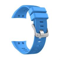 Minkšto silikono išmaniojo laikrodžio dirželis, skirtas Garmin Forerunner 45 45S, sportinis riešo dirželis, pakeičiamas apyrankės priedas, skirtas Garmin Swim 2 For Garmin Swim 2 dangaus mėlyna spalva
