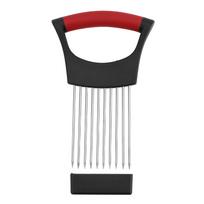 Stainless Steel Onion Holder & Meat Tenderizer Fork for Kitchen Use