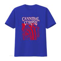 Cannibal Corpse T shirt 2023 EU UK Tour Design Heavy Metal Band Merch vintage Washed Breathable fashion Versatile Soft homme S