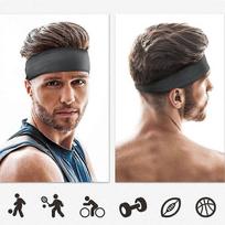 Sports Men's Headbands (4 Pieces) - Sweatband, Moisture Wicking Headband Gym Accessoriesstyle 2 - DD01