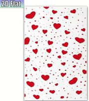 Red Heart Polka Dot Print Bath Towel Printing Sweet Heart Pattern Hand Towel Soft Absorbent Towel for Romantic Home Decor W30*H60(CM)